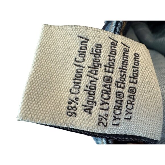 Calvin Klein Womens Straight Blue Denim Jeans Size 6 Classic Fit Made In Mauriti - Picture 8 of 8